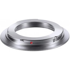 Manual lens adapter ring M42-EOS
