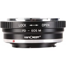 Manual lens adapter ring FD-EOS M