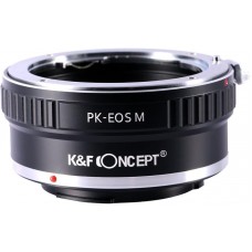 Manual lens adapter ring PK-EOS M
