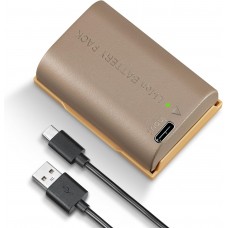 LP-E6NH  (1 Batteries) 2250mAh Battery with USB Type C Charging