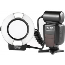  KF-150 I-TTL Macro Ring Light Flashs LCD Display