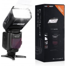 Camera Flash Speedlite with LCD Display