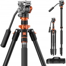 Aluminum 5-Section Tripod Load Capacity 5kg O234A7+FH-03