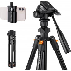 Aluminum 4-Section Tripod Load Capacity 3kg O234A0+BV02 