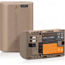 LP-E6NH  (2 Batteries) 2250mAh Battery with USB Type C Charging