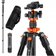 Aluminum 4-Section Tripod Load Capacity 10kg O254A1+BH-28L