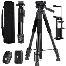 68" Lightweight Portable Travel Outdoor DSLR Tripods S254A3+BV01
