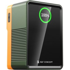 99Wh 14.8V 6700mAh Mini V-Mount Battery with PD100W Fast Charging (ArmyGreen)