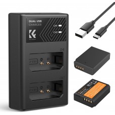 LP-E10 Battery and Charger Set with Dual Slot Charger