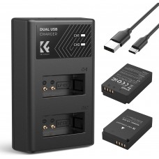 LP-E12 Battery and Charger Set with Dual Slot Charger