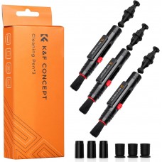 3 pieces double-sided carbon tip cleaning pens